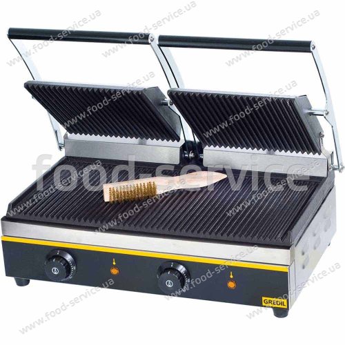 Гриль контактний Stalgast Gredil 742020 (ребро/ребро)